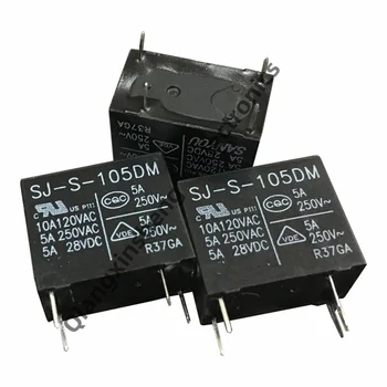 3pcs Relay SJ-S-105DM 112DM 118DM 124DM 4-pin 5A relė