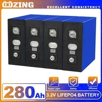 3.2 V 280Ah Lifepo4 Baterija 16/32PCS Giliai 6000 Ciklų, Geležies Fosfatas batteri 