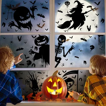 Naujas Halloween Lipdukai Demonas Ragana Mirties Moliūgų Statinio Helovinas Apdailos Gpgb Voras Apdailos Lipdukai, Sienų Dekoras