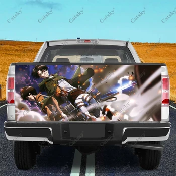 Išpuolis Titan Automobilių lipdukai sunkvežimių galiniai pakeitimo tapybos tinka sunkvežimių skausmas pakavimo reikmenys, lipdukai