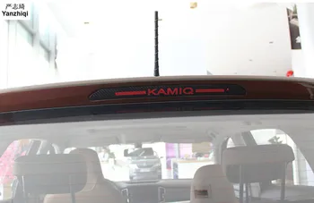 Automobilių Stiliaus užpakalinis žibintas Stabdžių Žibintai Lempa Raštas anglies pluošto Apima 3D Lipdukas, skirtas Skoda KAMIQ 2018 automobilių Reikmenys 1PCS