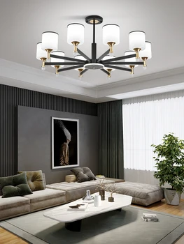 Liustra, kambarį lempos, modernus ir paprasta, Šiaurės, šviesos, prabangūs miegamojo lempa, Kinų stiliaus atmosferos lempos