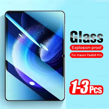 1-3Pcs Apsaugos Grūdintas Stiklas Xiaomi Trinkelėmis 6 Pro 11inch Screen Protector Mi Pad6 MiPad 6Pro XiaomiPad6 Tablet Apsaugoti Filmai