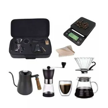 Cookmate arabų stiliaus sveikas v60 kavos dripper serverio kavos įrankiai su prabanga krepšys, priedų rinkinys