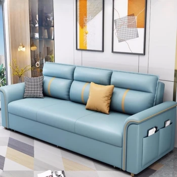 2.4 M šviesos sponge prabanga lankstymo multi-funkcija derinys, gyvenamasis kambarys su sofa-lova keičiamo dydžio s