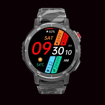 Sporto Smart Laikrodžiai Vyrams IP68 Vandeniui C22 Smartwatch 4G ROM Paramos Prijunkite laisvų Rankų įrangą 