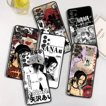 Nana Osaki Anime Samsung Galaxy A91 A81 A71 A51 A42 A31 A21S A12 A11 A04 S E A02S A01 Core Black Telefono dėklas