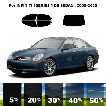 Pjaustytuose nanoceramics automobilių UV Lango Atspalvis, Rinkinys, Automobilių Langų Plėvelės INFINITI I SERIJOS 4 DR SEDANAS 2000-2005 m.