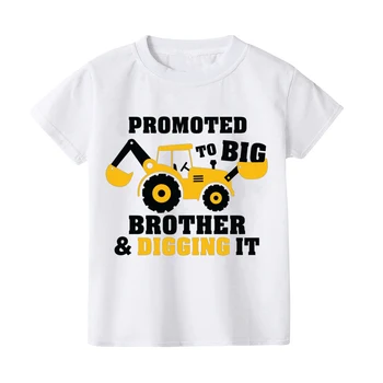 Vaikiški Marškinėliai 2024 Tampa didysis Brolis Chhild T-shirt Baby Skelbimas Marškinėliai Berniukui Drabužių Bamblys Marškinėliai Topai Vaikas Komplektai