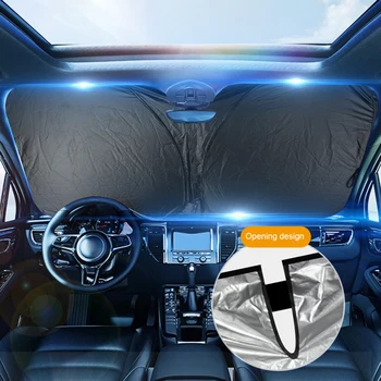 1Pcs Automobilių Sun Shield Automobilio priekinį Stiklą Saulės Pavėsyje, Sulankstomas Priekinio Lango Apsauga, Skėtis UV Apsauga Automobilio Saulės Skydas Anti-infraraudonųjų spindulių