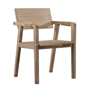 Medžio masyvo asamblėjos modernus minimalistinio valgomojo kėdė dizaineris atlošas kėdės, stalai kėdės kavos parduotuvė homestay kėdė