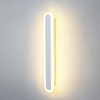 Modernus Minimalistinis 40cm LED Siena Šviesos Lovos Miegamojo, Koridoriaus Praėjimo Balkono Sienos Lempos