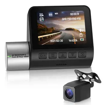 Automobilių Dashcams WIFI Full HD Car DVR Kamera Diktofonas Naktinio Matymo 170 Plataus kampo Objektyvas Vairavimo Diktofono Įrašymo