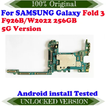 256G Originalus Logika Pagrindinės plokštės Samsung Galaxy 3 Kartus F926B W2022 Plokštė SM-F926B 5G Su Pilna Žetonų Atrakinta Plokštė
