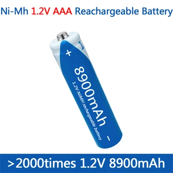 AAA Baterija 1.2 V įkraunamas Akumuliatorius, NIMH AAA Baterija didelės talpos, 9900mAh įkrovimo Baterija (akumuliatorius žaislų Nuotolinis valdymas pele