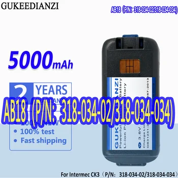 GUKEEDIANZI Baterija AB18 (PN 318-034-02 318-034-034) 5000mAh Už Intermec CK3 CK3X CK3A1 CK3C1 CK3R Skaitmeninis bateria