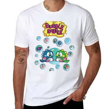Naujas Bubble Bobble T-Shirt juoda marškinėliai anime drabužiai berniukams, baltos spalvos sportinius marškinėlius, grafika t shirt mens t shirts