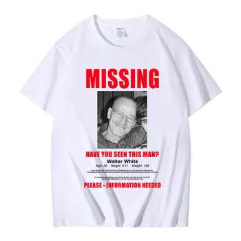 Tv Heizenbergo Breaking Bad Trūksta Pasirašyti T Shirt Geriau Skambinti Saulius Grafinis Spausdinti marškinėliai Vyrams, Moterims, Medvilnės, trumpomis Rankovėmis T-shirt