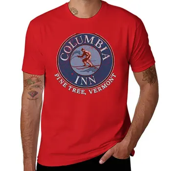 Columbia Inn, Pušis, Vermonte T-Shirt prakaito marškiniai greitai džiūsta t-shirt juokinga t shirts paprasto juodo t marškinėliai vyrams