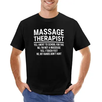Juokinga Masažas Terapeutas Mokyklos Masažistė T-Shirt viršūnes custom t shirts mens grafinis t-shirts pack