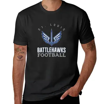 Naujas STL Battlehawks Futbolo! XFL T-Marškinėliai, greitas džiovinimas, marškiniai, marškinėliai grafinis tees vasaros viršūnes vyrų long sleeve t shirts