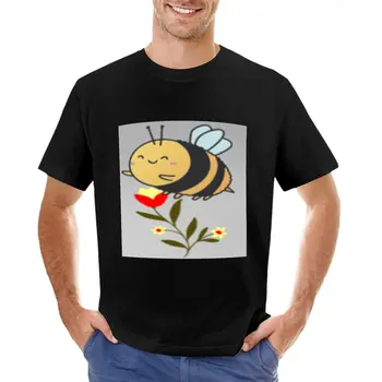bičių designt-marškinėliai T-Shirt juoda marškinėliai greitas džiovinimas t-shirt mens medvilnės t shirts