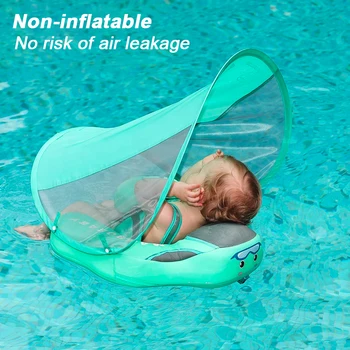 Ne-pripučiami Kūdikių Kūdikių Plaukti Plaukti Minkšta Vaikiška Vaikų Plaukimo Žiedas skėtį nuo saulės Juosmens Plaukti Krūtinės Vamzdis Floater Plaukti Treneris Plūduro
