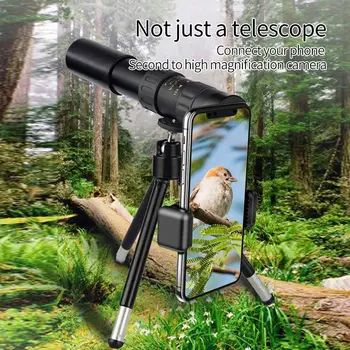 Nešiojamų Metalo 10-300X40mm Priartinimas HD BAK4 Galingas Monokuliariniai Ilgo Nuotolio Aukštos Kokybės Profesionalus Teleskopas Monokuliariniai Medžioklės