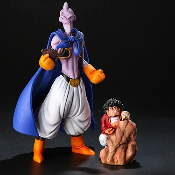 SHK Dragon Ball Z Evil Buu su Hercule Pav Modelis Žaislų Kolekcija Ornamentu Anime Statulėlės
