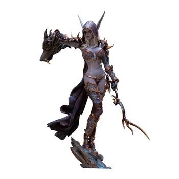 23CM World Of Warcraft WOW Blizzard Žaislas Suaugusiems Undead Sylvanas Pav Lėlės Figūrėlės Veiksmų Apdailos PVC Žaidimas Figma Modle Žaislai