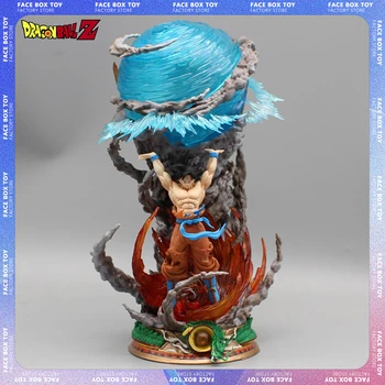 25cm Dragon Ball Anime Pav Sūnus Gokas Duomenys GK Šviesos Super Genki Bomba Statulėlės PVC Statula Lėlės Modelio Kolekcines Žaislas Dovanos