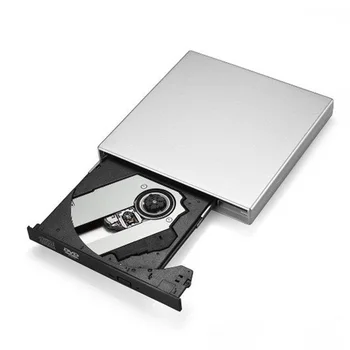 USB 2.0 Plonas Išorinis DVD RW / CD Rašytojas Ratai Degiklis Reader Žaidėjas Optiniai Diskai