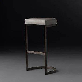 Counter Baro Kėdės, Valgomojo Prabangūs Modernios Sluoksniuotos Baro Kėdės Dizaineris Virtuvė Aukščio Biuro Sillas Para Comedor Replika Baldai BY012