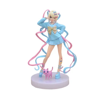 20cm Pop-Up Paradas KAngel Skurstantiems Mergina Perdozavimo Virtualus Uploader Anime Veiksmų Skaičius, Kawaii Lėlės Modelio Žaislas