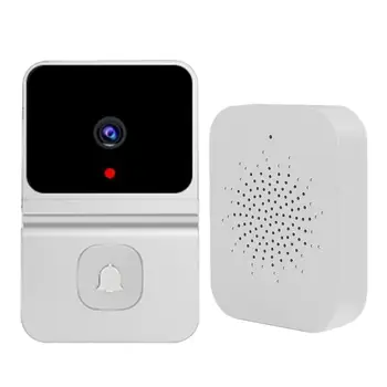 Belaidžio WiFi Doorbell vaizdo Kameros Vandeniui HD Vaizdo Durų Bell Pažangų Belaidį durų skambutį Lauke Su Kamera, Naktinis Matymas