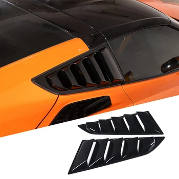 Automobilių Galinis Šoninis Langas Grotelėse Už Chevrolet Corvette C7 2014-2019 Trikampio Lango Stiklo Žaliuzės