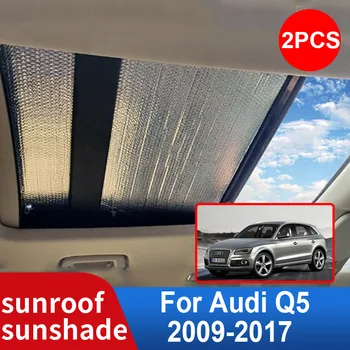 Audi Q5 2017-2009 2010 2011 2012 2013 2014 8R Automobilio Stoglangį skėtį nuo saulės, Priekinio stiklo ant Stogo Saulės Šilumos Izoliacija Priedai 2x