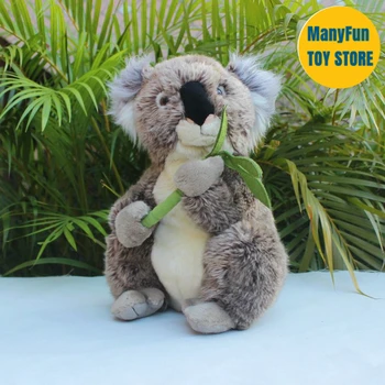 Realus Koala High Fidelity Anime Mielas Plushie Koalos Pliušiniai Žaislai Tikroviška Gyvūnų Modeliavimas Įdaryti Lėlės Kawai Žaislas Dovanos