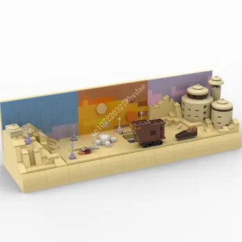 673PCS SS Erdvės Mūšio Mini Tatooine 3 in 1 Modelis Blokai Technologijos Plytos 