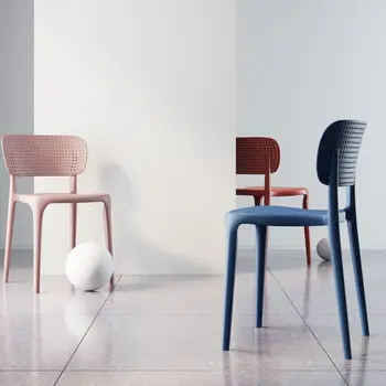 Plastikinės Kėdės Atlošas Didina Modernus Minimalistinio Plastikinių Kėdžių, Valgomojo Stalas, Restoranas, Valgomasis Kėdė, Lauko Baldai HY
