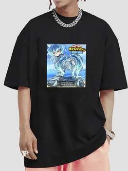 Mano Herojus Akademinės Bendruomenės Anime Vasaros Marškinėlius Vyrai Moterys Kawaii Anime Megztinis Marškinėliai Aukštos Kokybės Medvilnės, Trumpomis Rankovėmis Unisex Tees Viršūnės