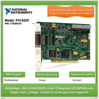 NI PCI-6225 779295-01 80 PG (16-bitų, 250 kS/s), 2-channel AO, 24-channel DIO, PCI multi-funkcija I/O įrenginį