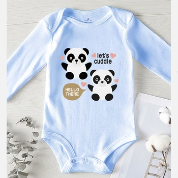 2023 Vėliau Kaip Naujagimių Panda Print Kūdikių Drabužiai, Kūdikių Drabužiai Mergina Kūdikių Bodysuit Bodysuit