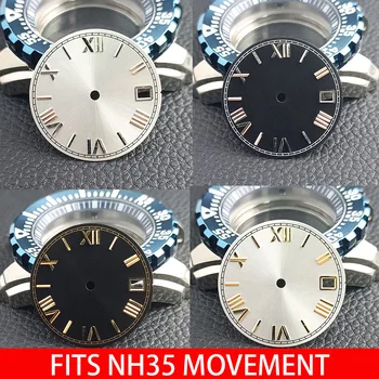 28,5 mm Watch Dial Žiūrėti Veidą Žiūrėti Dalys Seiko Datejust SUB NH35 Automatinis Judėjimo Žiūrėti Reikmenys Žiūrėti Endoprotezai