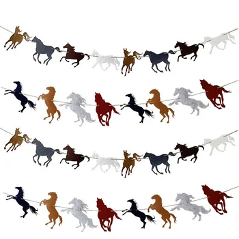 Arklių Girliandą Reklama Žirgų Lenktynių Streamer Arklių Šalis Girliandą Žirgų Lenktynių Gimtadienis, Vestuvės Apdaila