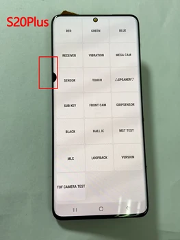 Samsung Galaxy S20plus G985 G985F G985F/DS LCD Ekranas Jutiklinis Ekranas Asamblėjos skaitmeninis keitiklis Pakeitimas dėmių