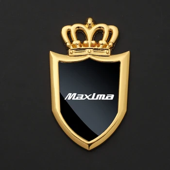 Automobilių ženklelio lipdukai šoniniai langai metalinis korpusas automobilių lipdukai NISSAN Maxima su logotipu, automobilių Reikmenys