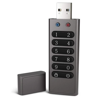 Saugus USB Ratai, 64GB Saugiame USB Flash Drive Aparatūros Slaptažodį, Atminties kortelė Su Klaviatūra U Disko Flash