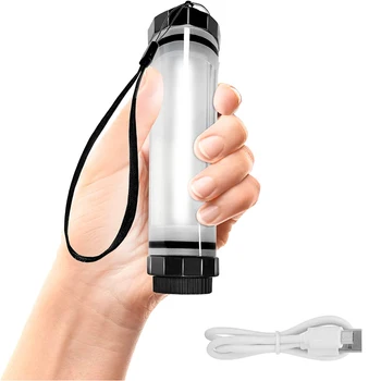 Įkrovimo LightStick Mini Camplight Vandeniui Portable LED Žibintuvėlis su 2600mAh Galia Banko Baterija Kempingas Pagalbos