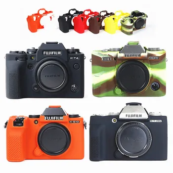 Silikono Atveju Fotoaparatas Krepšys Fujifilm X-S10 XS10 X-T4 X-T3 X-T200 XT4 XT3 X-T100 XT200 X-T30 II XT30 XT30II X-A7 XA7 X-T20 X-T10